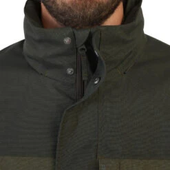 Veste Chasse Résistante Et Imperméable Supertrack Verte 100 -Matériel De Camping veste chasse resistante et impermeable supertrack verte 100 7