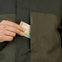 Veste Chasse Résistante Et Imperméable Supertrack Verte 100 -Matériel De Camping veste chasse resistante et impermeable supertrack verte 100 9