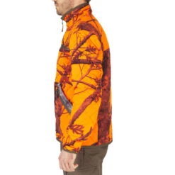 VESTE CHASSE REVERSIBLE SILENCIEUSE CAMOUFLAGE/CAMOUFLAGE FLUO -Matériel De Camping veste chasse reversible silencieuse camouflagecamouflage fluo 2