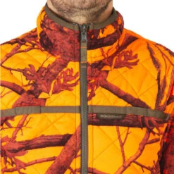 VESTE CHASSE REVERSIBLE SILENCIEUSE CAMOUFLAGE/CAMOUFLAGE FLUO -Matériel De Camping veste chasse reversible silencieuse camouflagecamouflage fluo 7