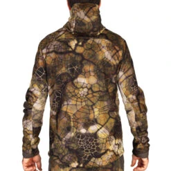 Veste Chasse Silencieuse Chaude Respirante 900 Camouflage Furtiv -Matériel De Camping veste chasse silencieuse chaude respirante 900 camouflage furtiv 3