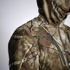 Veste Chasse Silencieuse Imperméable Chaude Camouflage Treemetic 900 -Matériel De Camping veste chasse silencieuse impermeable chaude camouflage treemetic 900 3