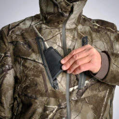 Veste Chasse Silencieuse Imperméable Chaude Camouflage Treemetic 900 -Matériel De Camping veste chasse silencieuse impermeable chaude camouflage treemetic 900 7