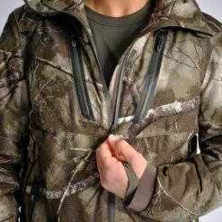 Veste Chasse Silencieuse Imperméable Chaude Camouflage Treemetic 900 -Matériel De Camping veste chasse silencieuse impermeable chaude camouflage treemetic 900 8