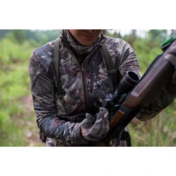 VESTE FEMME CHASSE SILENCIEUSE RESPIRANTE CAMOUFLAGE 500 -Matériel De Camping veste femme chasse silencieuse respirante camouflage 500 2