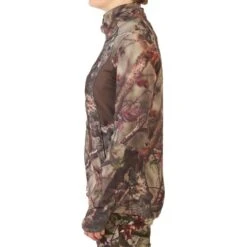 VESTE FEMME CHASSE SILENCIEUSE RESPIRANTE CAMOUFLAGE 500 -Matériel De Camping veste femme chasse silencieuse respirante camouflage 500 3