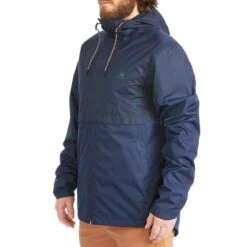 Quechua Veste Imperméable De Randonnée - NH500 Flap - Homme -Matériel De Camping veste impermeable de randonnee nh500 flap homme 4