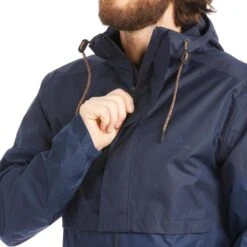 Quechua Veste Imperméable De Randonnée - NH500 Flap - Homme -Matériel De Camping veste impermeable de randonnee nh500 flap homme 8