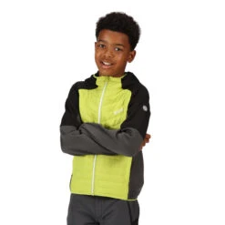 Regatta Veste KIELDER HYBRID Enfant (Vert Algue / Noir) -Matériel De Camping veste kielder hybrid enfant vert algue noir 3