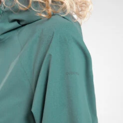 Quechua Veste Longue Imperméable De Randonnée - Raincut Long Series - Femme -Matériel De Camping veste longue impermeable de randonnee raincut long series femme 2