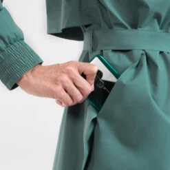 Quechua Veste Longue Imperméable De Randonnée - Raincut Long Series - Femme -Matériel De Camping veste longue impermeable de randonnee raincut long series femme 5