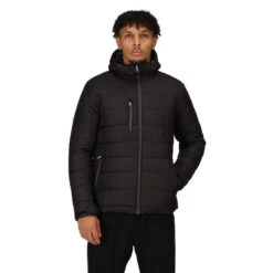 Regatta Veste Matelassée NAVIGATE Homme (Noir / Gris Phoque) -Matériel De Camping veste matelassee navigate homme noir gris phoque 2