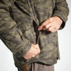 VESTE MOUTONNÉE TYPE SURCHEMISE 500 CAMO -Matériel De Camping veste moutonnee type surchemise 500 camo 9