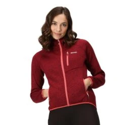 Regatta Veste Polaire NEWHILL Femme (Rouge Foncé) -Matériel De Camping veste polaire newhill femme rouge fonce 2