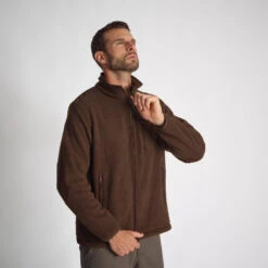 VESTE POLAIRE PRESLY VERNEY CARRON MARRON -Matériel De Camping veste polaire presly verney carron marron 3