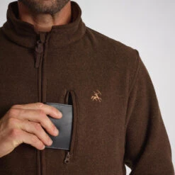 VESTE POLAIRE PRESLY VERNEY CARRON MARRON -Matériel De Camping veste polaire presly verney carron marron 4