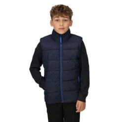 Regatta Veste Sans Manches SCHOLAR Enfant (Bleu Marine / Bleu Roi) -Matériel De Camping veste sans manches scholar enfant bleu marine bleu roi 3