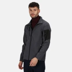 Regatta Veste Softshell ARCOLA Homme (Gris Foncé/noir) -Matériel De Camping veste softshell arcola homme gris foncenoir 2