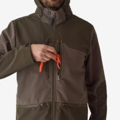 VESTE SOFTSHELL CHASSE MARRON 500 -Matériel De Camping veste softshell chasse marron 500 7