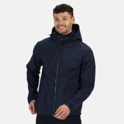 Regatta Veste Softshell VENTURER Homme (Bleu Marine) -Matériel De Camping veste softshell venturer homme bleu marine 2