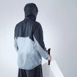 Quechua Veste Ultra Légère De Randonnée Rapide FH 900 Homme Bleu Grise. -Matériel De Camping veste ultra legere de randonnee rapide fh 900 homme bleu grise 3