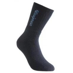 Woolpower Chaussettes Merino Logo Classique 400 - Bleu Marine -Matériel De Camping woolpower chaussettes merino logo classique 400 bleu marine 3