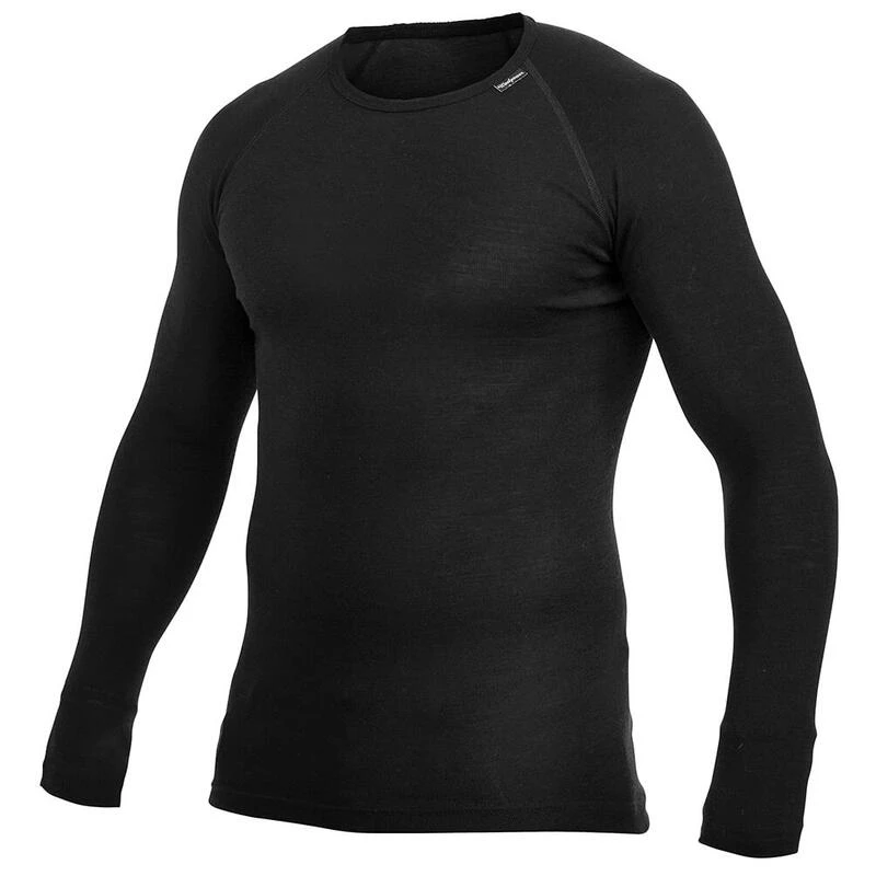 Woolpower Merino Base Layer Crewneck LITE - Noir 4 Woolpower Merino Base Layer Crewneck LITE - Noir – Image 2