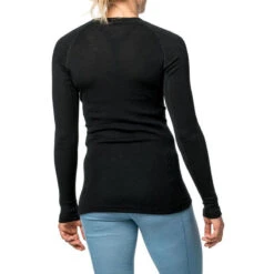 Woolpower Merino Base Layer Crewneck LITE - Noir 12 Woolpower Merino Base Layer Crewneck LITE - Noir -Matériel De Camping woolpower merino base layer crewneck lite noir 3