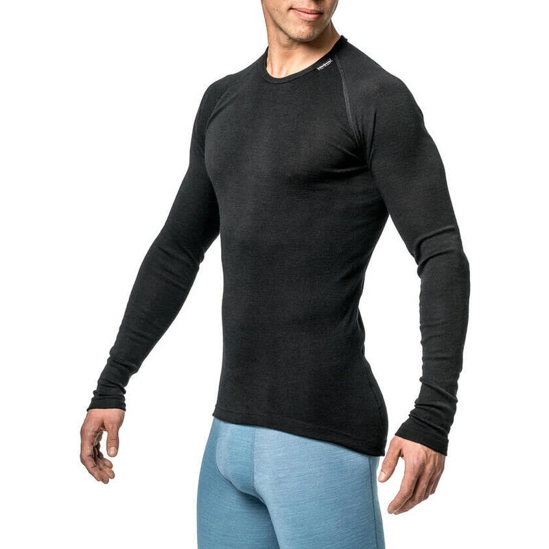 Woolpower Merino Base Layer Crewneck LITE - Noir 7 Woolpower Merino Base Layer Crewneck LITE - Noir – Image 5
