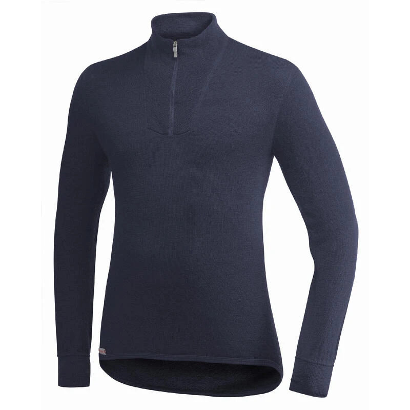 Woolpower Merino Base Layer Zip Turtleneck 200 - Bleu Marine Foncé 5 Woolpower Merino Base Layer Zip Turtleneck 200 - Bleu Marine Foncé – Image 3
