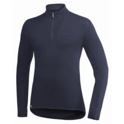 Woolpower Merino Mid Layer Zip Turtleneck 400 - Marine Foncé -Matériel De Camping woolpower merino mid layer zip turtleneck 400 marine fonce 4