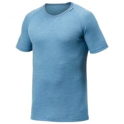Woolpower Tee De Base Couche Merino LITE - Bleu Nordique -Matériel De Camping woolpower tee de base couche merino lite bleu nordique 2
