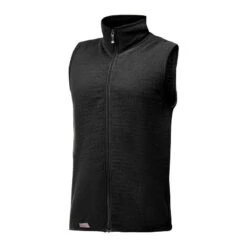 Woolpower Veste Couche Moyenne Merino 400 - Noir -Matériel De Camping woolpower veste couche moyenne merino 400 noir 2